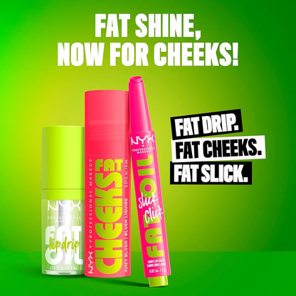 Nyx Fat Cheeks Juicy Blush, Liquid Blush - أحمر خدود سائل من نيكس
