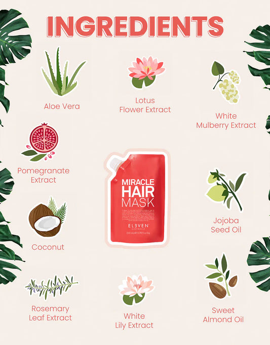 Eleven australia MIRACLE HAIR MASK - ماسك الشعر من  أيلفين