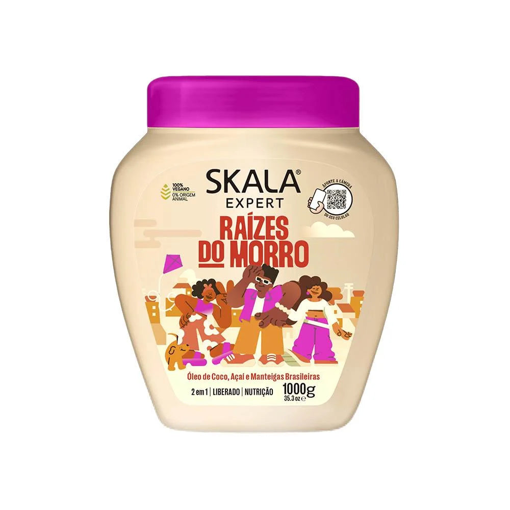 Skala expert raizes do morro 2em1 creme 1000g- كريم مرطب ومصفف الشعر من سكالا برازيلية