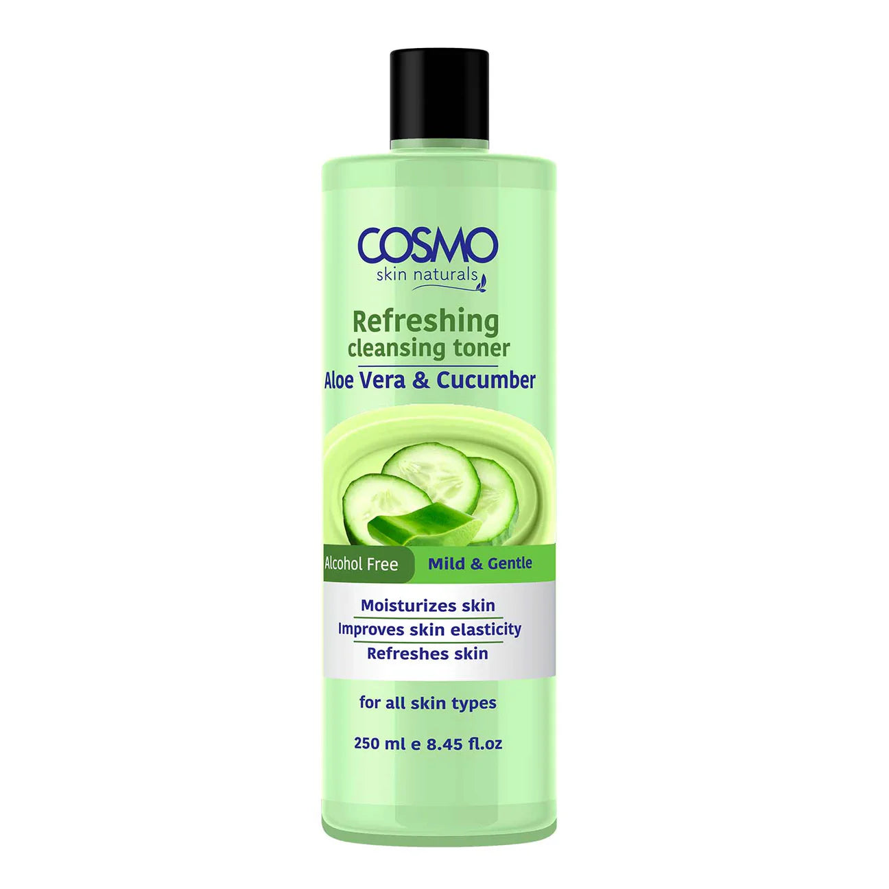 Cosmo Aloe Vera & Cucumber Refreshing Cleansing Toner- تونر البشرة منعش من كوزمو