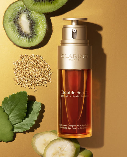 Clarins double serum traitemnt complet anti-age intensif 50ml - سيروم كلارنس دبل المركز لمقاومة علامات التقدم في العمر 50 مل