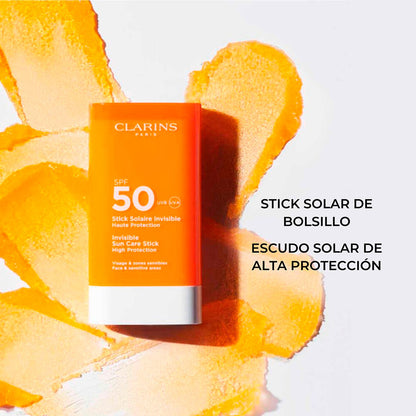 Clarins invisible sun care stick spf 50 كلارنس – واقي شمس ستيك شفاف SPF50
