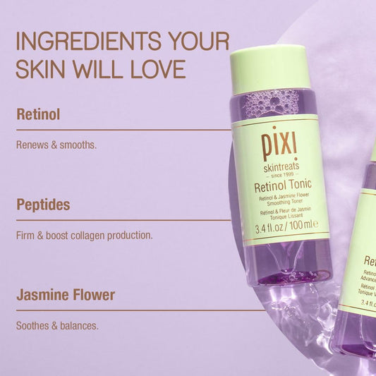 Pixi Retinol Tonic 100ml -تونر رتنول بيكسي بنفسجي
