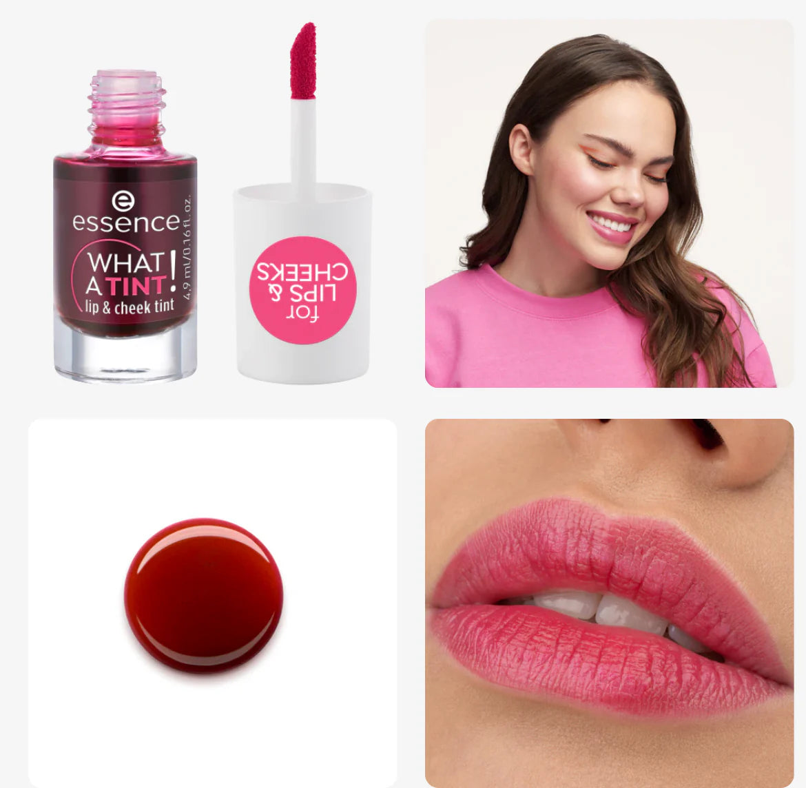 Essence what a tint lip & cheek tint - تنت الشفاه والخدود من أيسنس