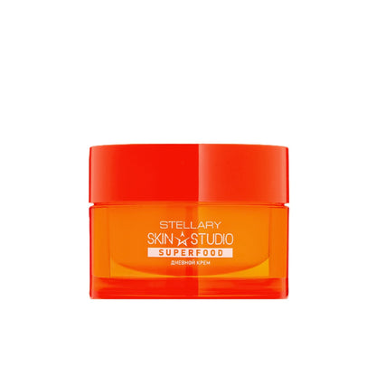 STELLARY Skin Studio SUPERFOOD AHA Correcting Daily Face Cream 50ml ستيلاري كريم ألفا هيدروكسي المرطب للبشرة يوحّد لونها ويمنحها إشراقة