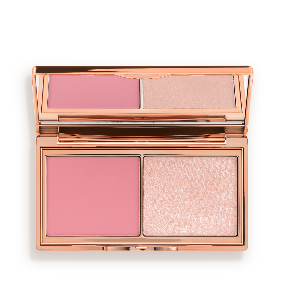 Charlotte tilbury blush & glow glide palette- شارلوت تيلبري أحمد الخدود وأضاءة لامعة باليت