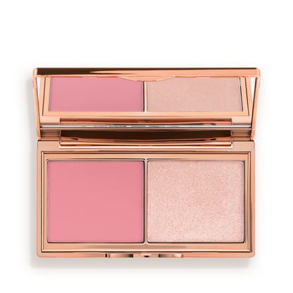 Charlotte tilbury blush & glow glide palette- شارلوت تيلبري أحمد الخدود وأضاءة لامعة باليت