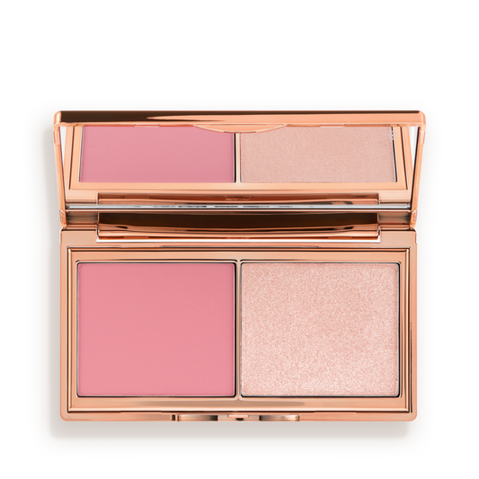 Charlotte tilbury blush & glow glide palette- شارلوت تيلبري أحمد الخدود وأضاءة لامعة باليت