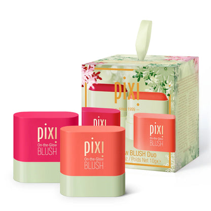 Pixi On-the-Glow BLUSH Duo - مجموعة أحمر خدود حجم صغير من بيكسي
