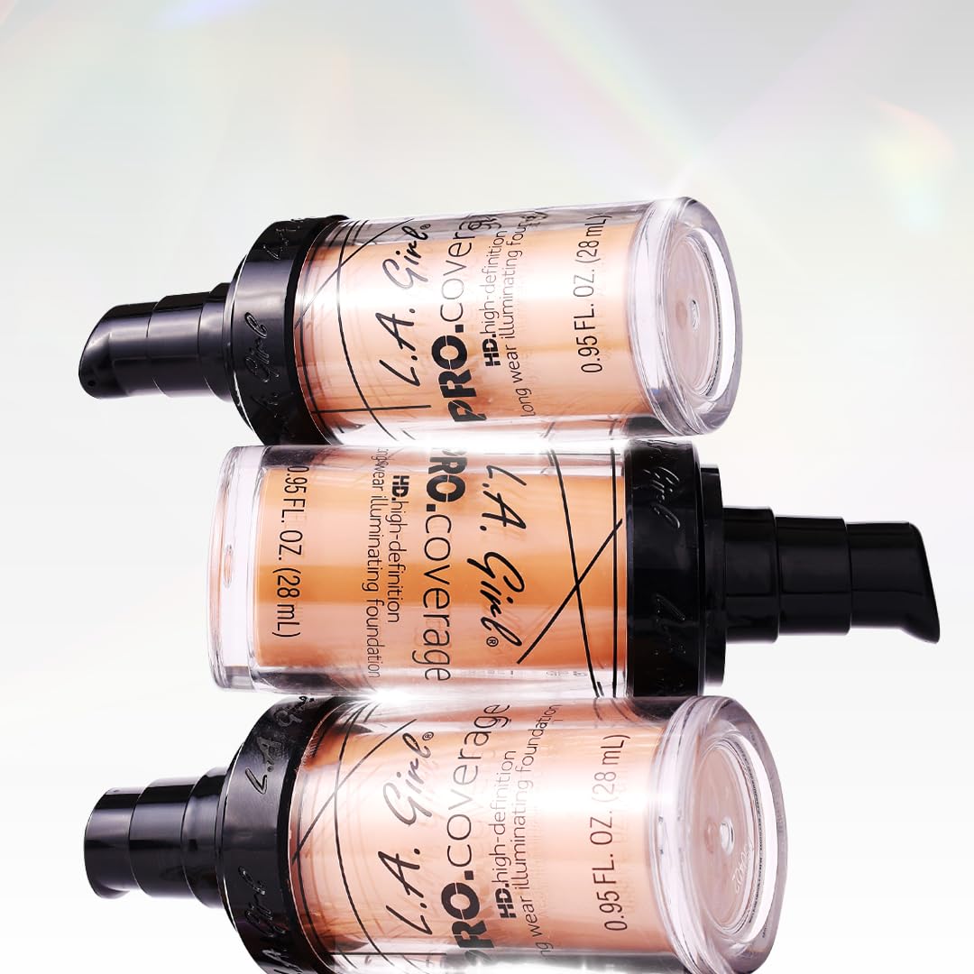 L.A.girl PRO.coverage HD Illuminating Foundation - كريم أساس كامل تغطية