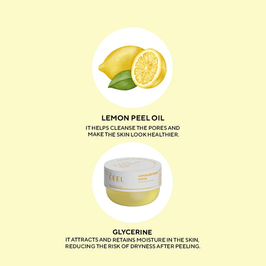 The ceel lemon zest body scrub - سكراب مقشر الجسم بالليمون