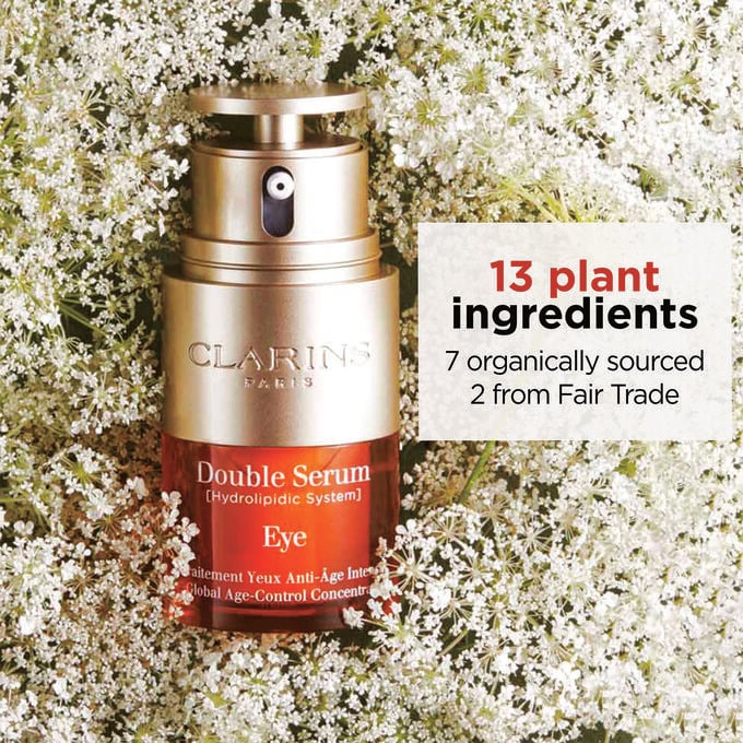 Clarins double serum traitemnt yeux anti-age intensif eye 20 ml - كلارنس دبل سيروم مكثف لمكافحة علامات تقدم العمر حول العين 20 مل