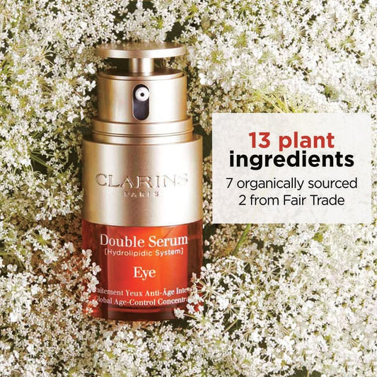 Clarins double serum traitemnt yeux anti-age intensif eye 20 ml - كلارنس دبل سيروم مكثف لمكافحة علامات تقدم العمر حول العين 20 مل