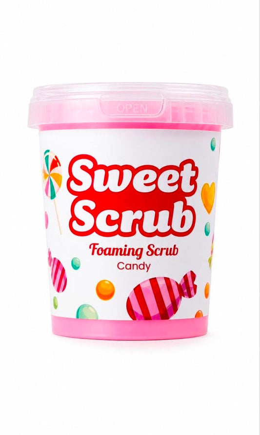 SWEET SCRUB CANDY FOAMING SCRUB 500g- سكراب الحلوى (كاندي) من سويت سكراب