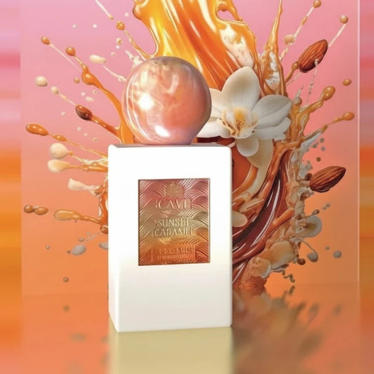 Cave - Sunset Caramel (Parfum) 100ml [نسائي / للجنسين] - عطر كاف بنكهة الكراميل والفانيليا والعنبر