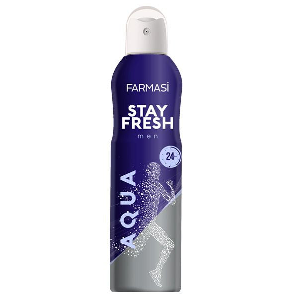 Farmasi Stay Fresh Men Aqua Deodorant Spray -بخاخ مزيل عرق فارمسي ستاي فريش أكوا للرجال