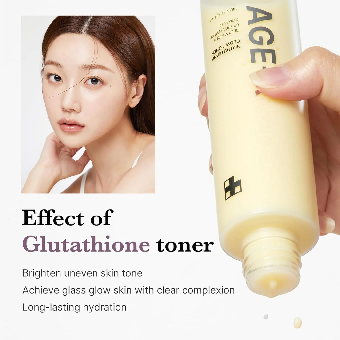 Medicube glutathione glow toner AGE-R -تونر من مدكيوب