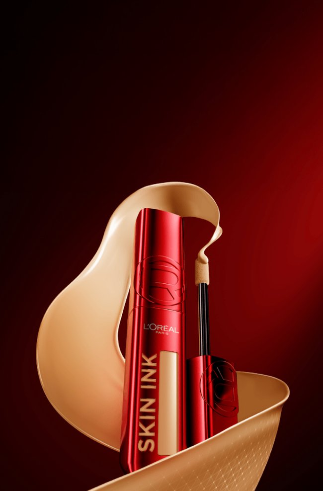 L’oreal conecelar skin ink long lasting 2in1 - كونسيلر وكريم أساس من لوريال