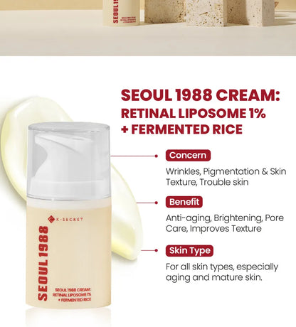 Seoul 1988 cream retinal liposome 1%