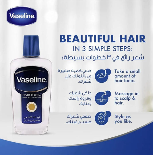 Vaseline hair tonic and scalp condioner - زيت الشعر تونك