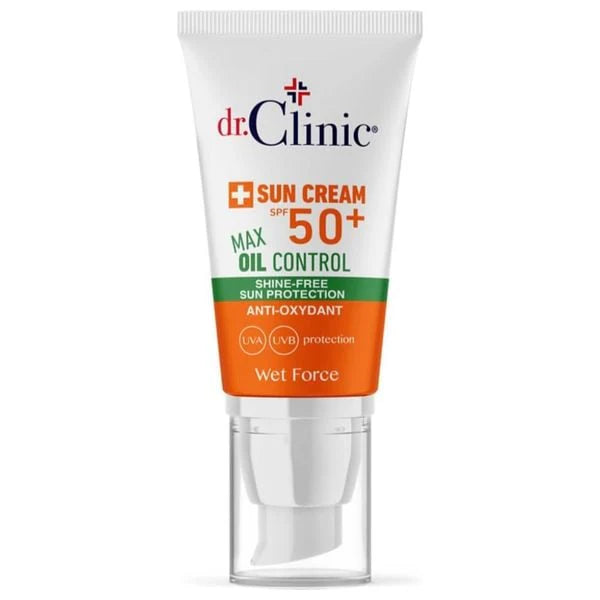 Dr.Clinic Max Sun Cream SPF 50+ Oil Control - واقي شمس للبشرة الدهنية