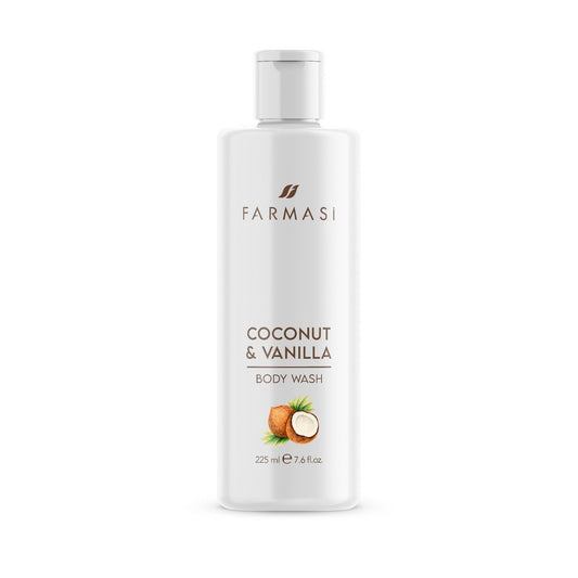Farmasi body wash coconut & vanilla 200ml - غسول الجسم فارمسي