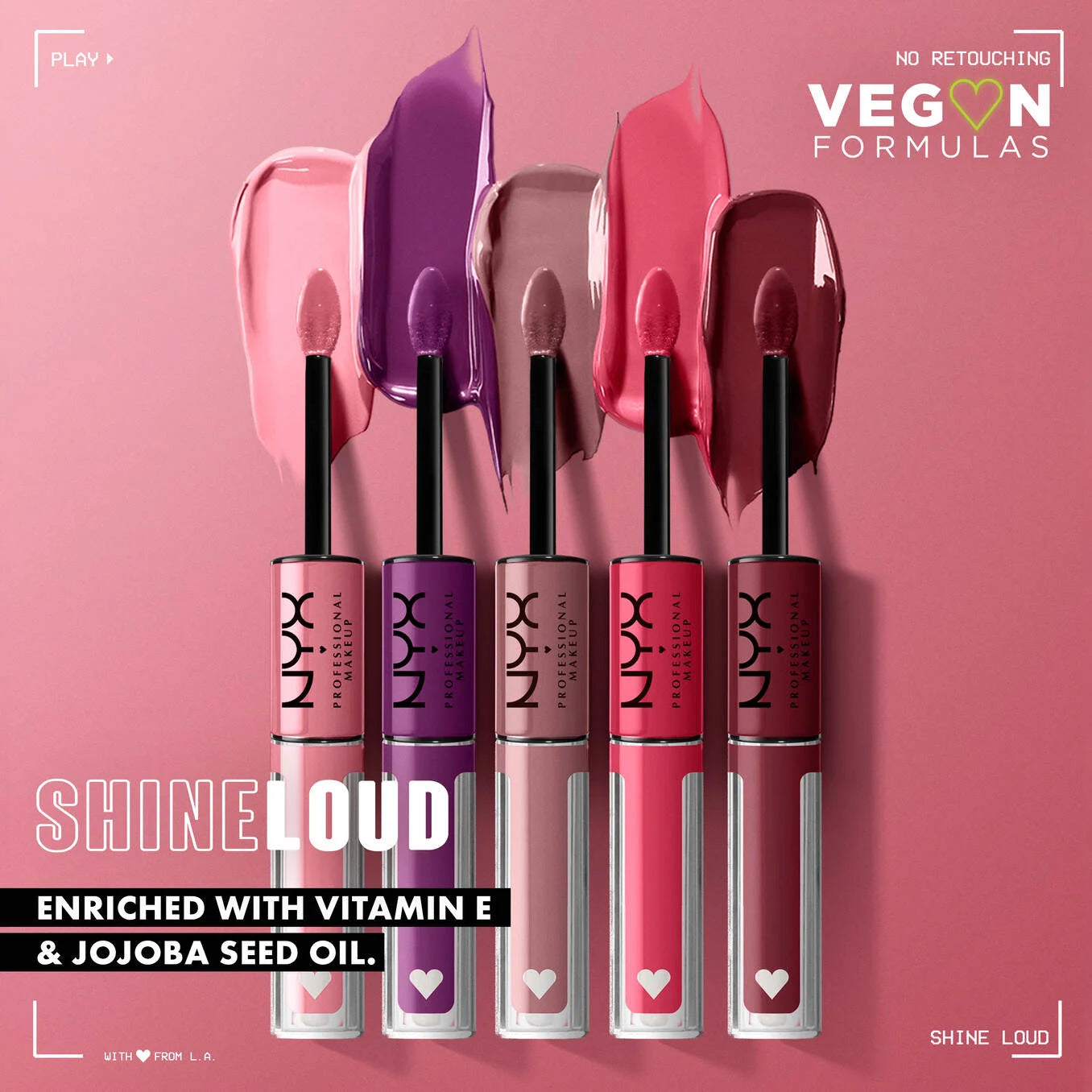 Nyx shineloud lip color rouge aleveres - أحمر الشفاه اللامع وشديد الثبات