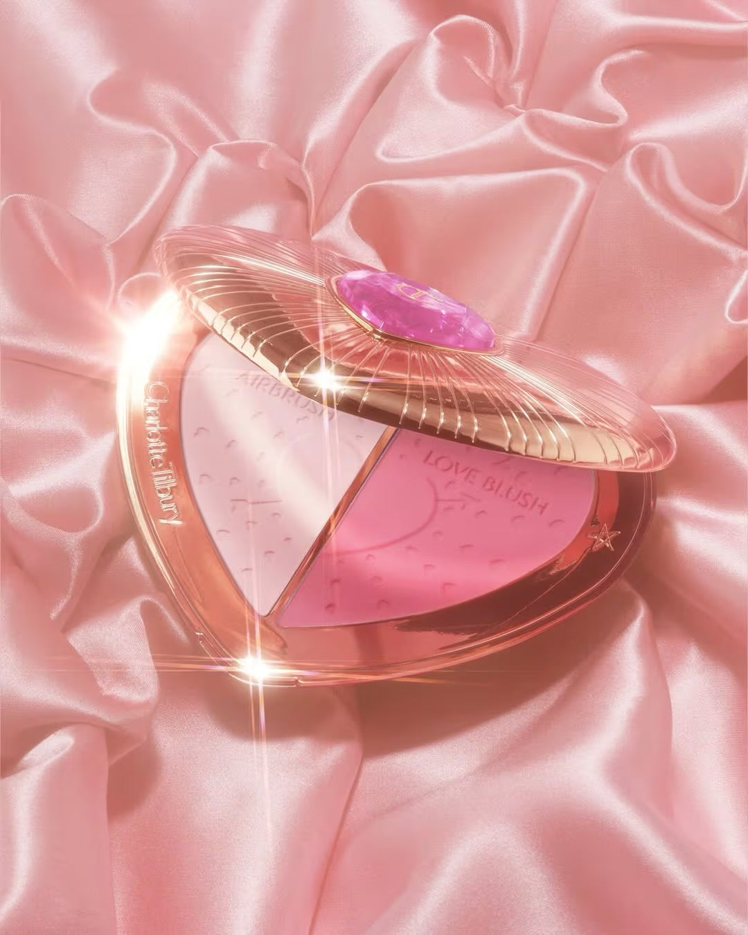 Charlotte tilbury beauty soulmates face palette pillow talk love blush - بلشر باودر من شارلوت تلبري
