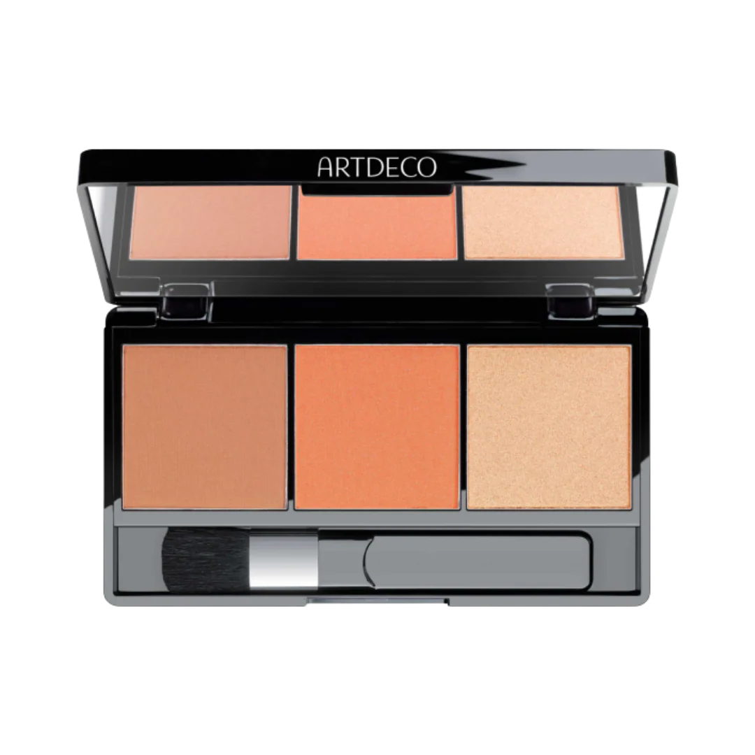 Artdeco the face palatte 3in1 - باليت بودرة  بلشر، برونزر،أضاءة
