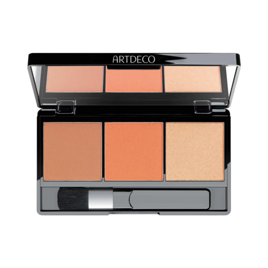 Artdeco the face palatte 3in1 - باليت بودرة  بلشر، برونزر،أضاءة