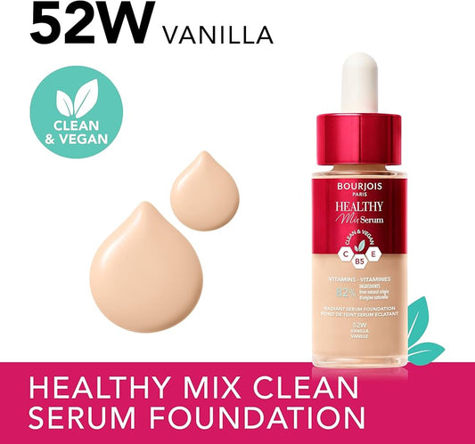 Bourjois paris healthy mix clean serum foundation - سيروم كريم أساس من برجواز