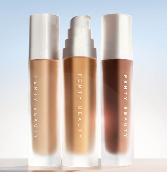 fenty beauty foundation light coverage - كريم أساس سائل من فينتي بيوتي