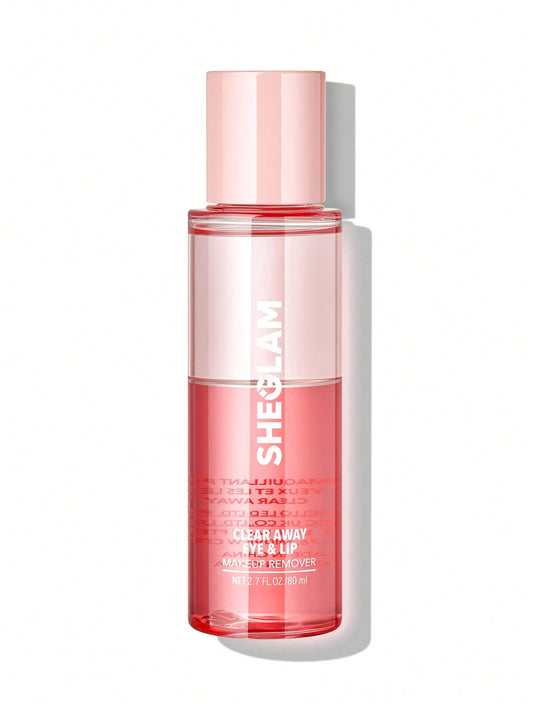 SHEGLAM Clear Away Eye & Lip Makeup Remover -مزيل مكياج زيتي ومائي