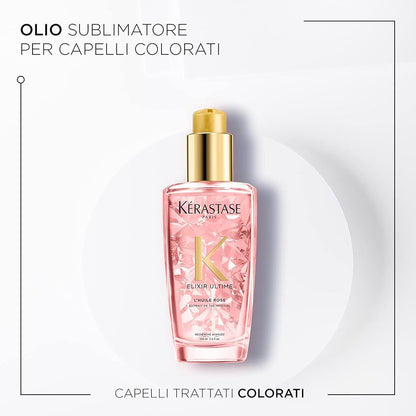 Kérastase Elixir Ultime L'Huile Rose - زيت أليكسير أولتيم للشعر المصبوغ