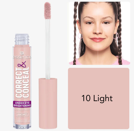 Essence correct & conceal under eye brightening concealer - كوركتر وكونسيلر تصيح الهالات تحت العين من أيسنس