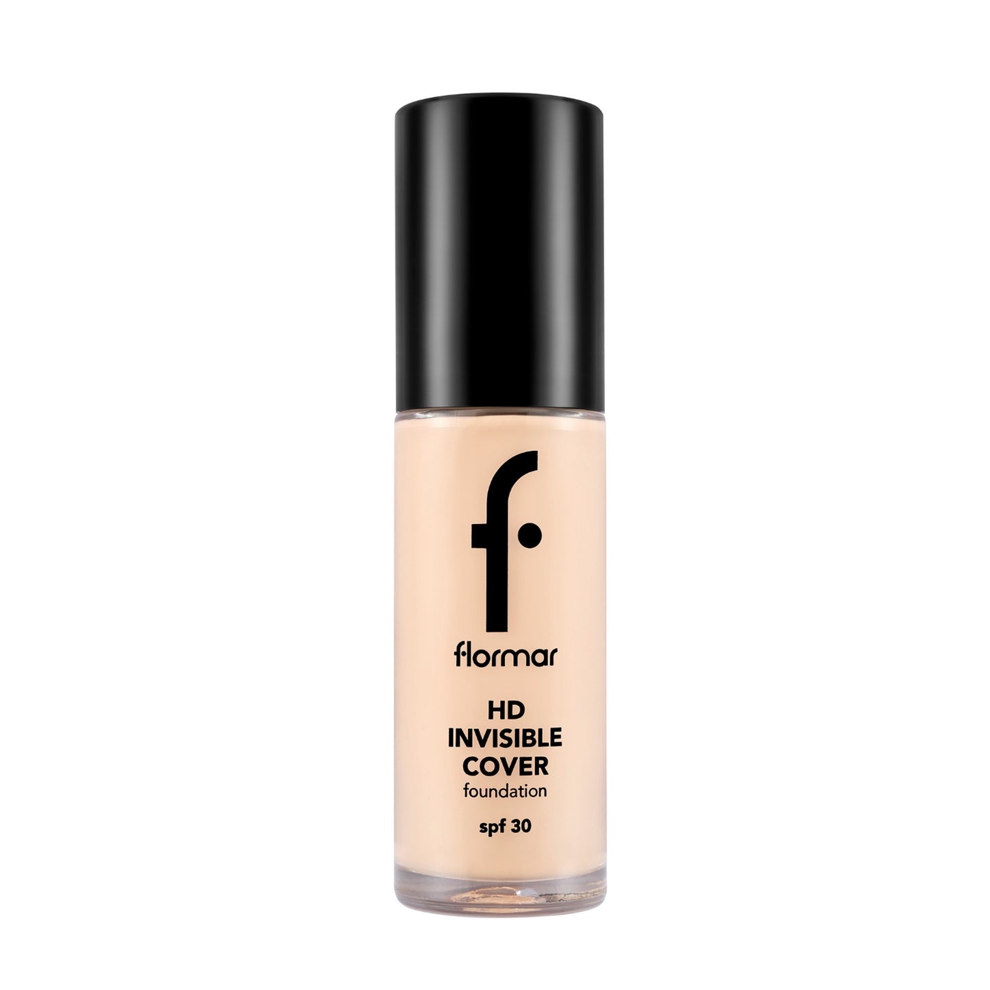 Flormar foundation hd invisible cover spf 30 - كريم أساس من فلورمار
