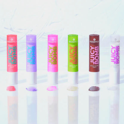 Essence juicy bomb glossy butter blam - زبدة الشفاه لامعة من أيسنس