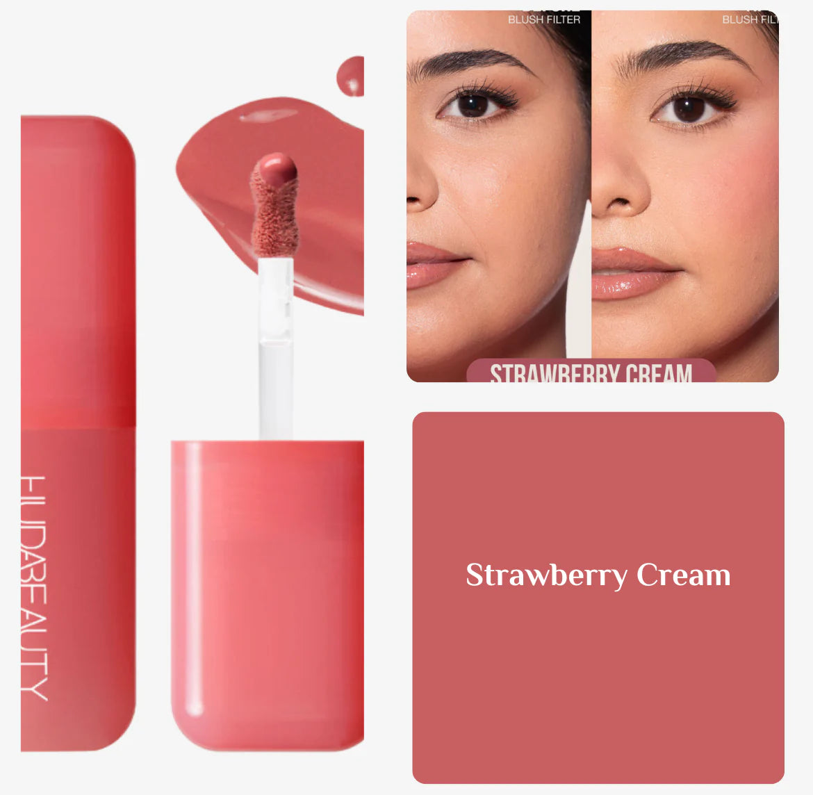 Hudabeauty liqiud Blush filter -هدى بيوتي بلشر سائل