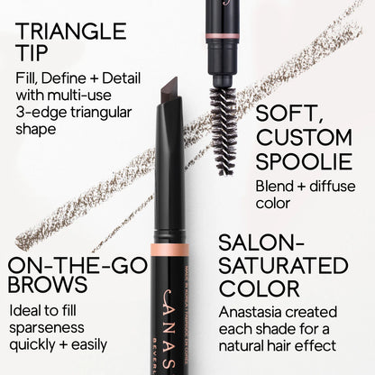 Anastasia brow definer brow pencil- قلم حاجب أحترافي من أنستازيا