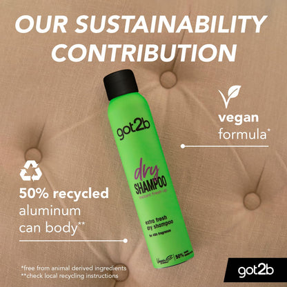 Got2b dry shampoo extra texture 200ml - بخاخ شامبو جاف من كوت