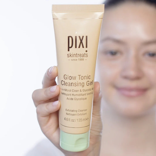 Pixi Skintreats Glow Tonic Cleansing Gel - غسول مرطب مقشر اصفر