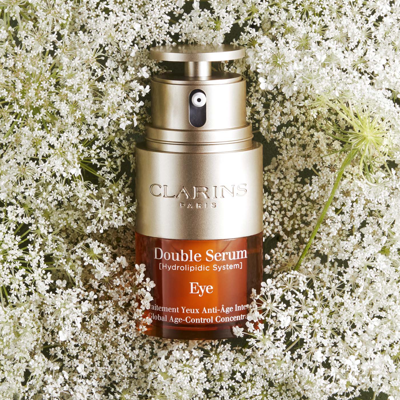 Clarins double serum traitemnt yeux anti-age intensif eye 20 ml - كلارنس دبل سيروم مكثف لمكافحة علامات تقدم العمر حول العين 20 مل