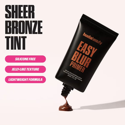 Huda beauty easy blur silicone-free bronze fudge primer 30ml - برايمر
