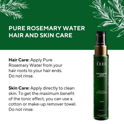 The ceel pure rosemary water - بخاخ ماء أكليل الجبل لتحفيز نمو الشعر