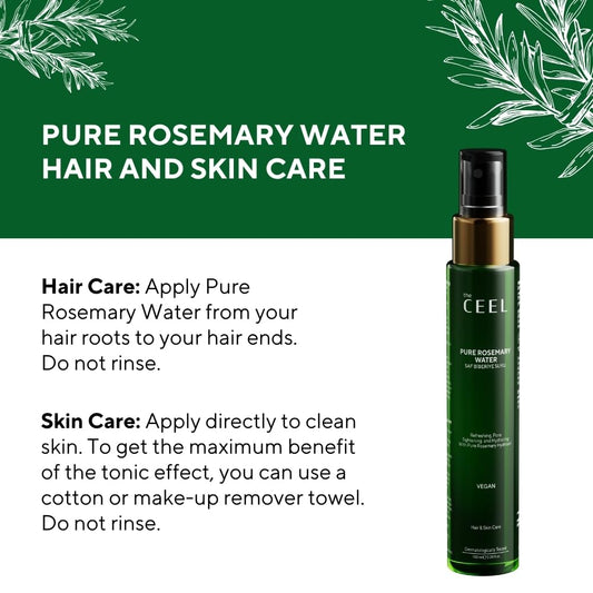 The ceel pure rosemary water - بخاخ ماء أكليل الجبل لتحفيز نمو الشعر