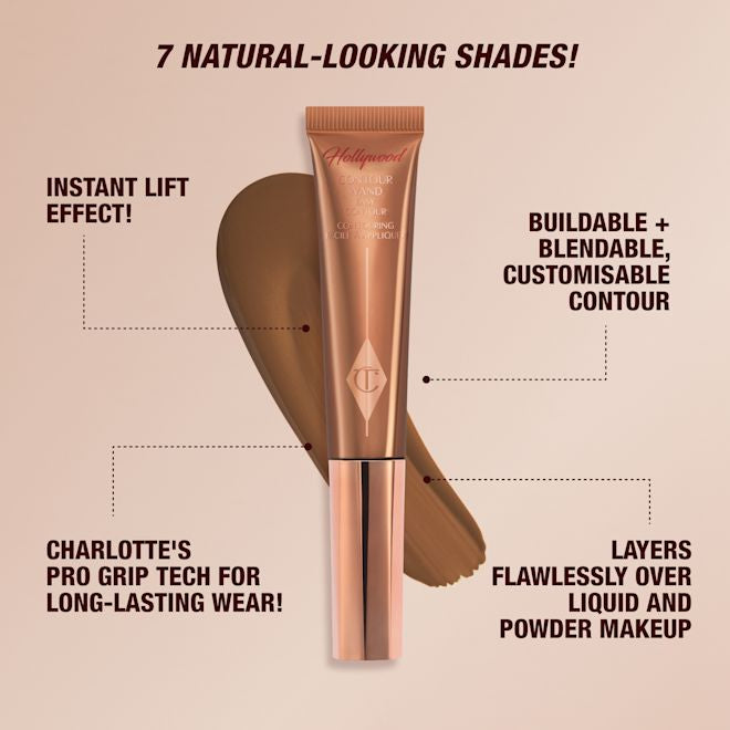 Charlotte tilbury hollywood easy contour pair-medium - كونتور محدد الوجه سائل من شارلوت