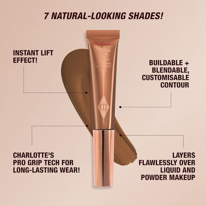 Charlotte tilbury hollywood easy contour pair-medium - كونتور محدد الوجه سائل من شارلوت