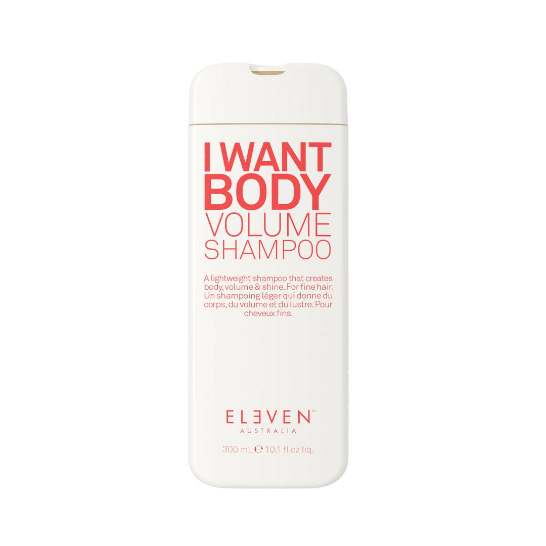 Eleven australia I WANT BODY
VOLUME SHAMPOO -  شامبو  لبناء الشعر وانبات