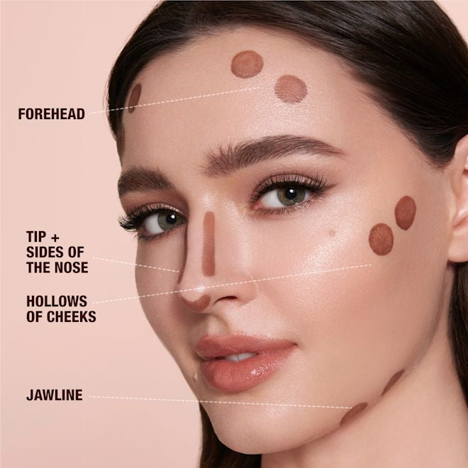 Charlotte tilbury hollywood easy contour pair-medium - كونتور محدد الوجه سائل من شارلوت