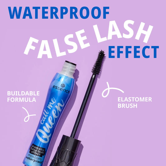 Essence call me queen dramatic false lash effect mascara - مسكارة الرموش  ضد ماء من أيسنس